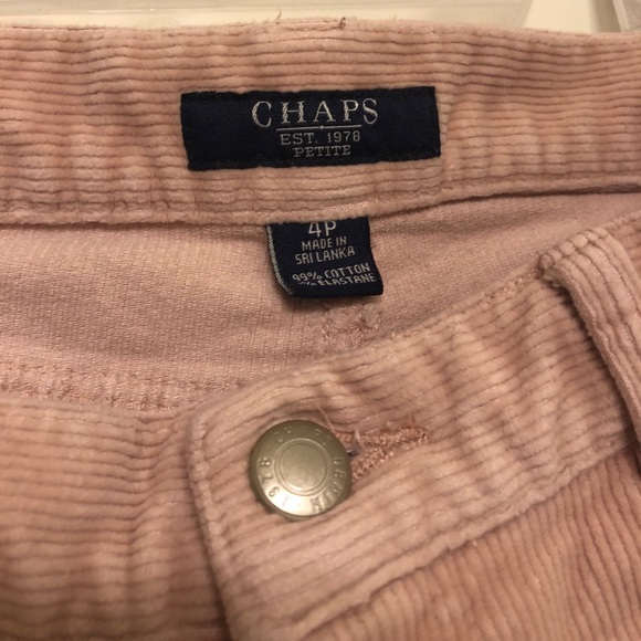 Pink Corduroy Pants - Picture 2 of 4